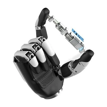 Inspire RH56DFTP Dexterous Hand Grasping Demonstration Inspire RH56DFTP dexterous hand pinching a small transparent object between thumb and fingers in a grasping demonstration
